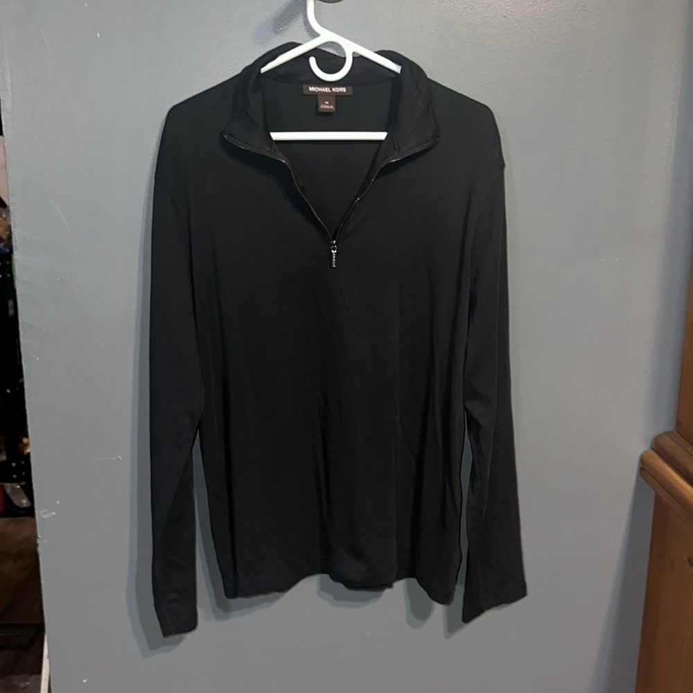 Michael‎ Kors long sleeve zip collar pullover size Medium